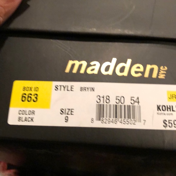 NIB Madden NYC black suede zipper back heels size 9 - Picture 8 of 8